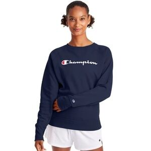 Champion Women's Classic Navy Sweatshirt